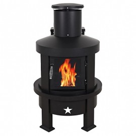 New! Even Embers Pellet Chiminea, HTR3046AS 