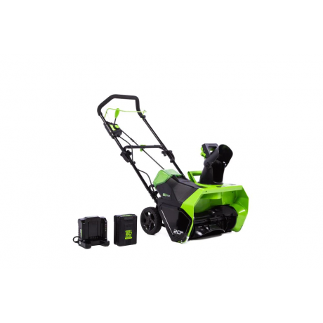 Greenworks Pro 60-volt 20-in Single-stage Cordless Electric Snow Blower Greenworks Pro 60-volt 20-in Single-stage Cordless Electric Snow Blower