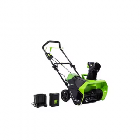 Greenworks Snow Blower 60-volt Battery 12-inch Single-stage Cordless Electric Greenworks Snow Blower 60-volt Battery 12-inch Single-stage Cordless Electric