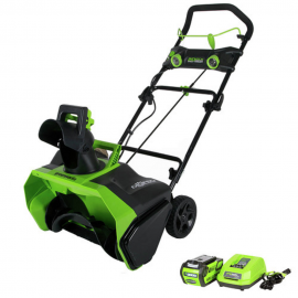 Greenworks 40v G-max Li-ion 20 In. Snow Thrower 26272  Greenworks 40v G-max Li-ion 20 In. Snow Thrower 26272