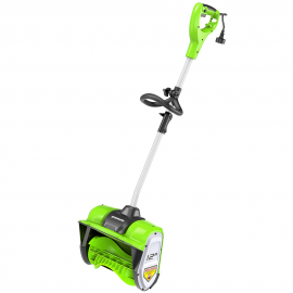Greenworks Snow Blower Single-stage Corded Electric 8-amp Motor 12-inch Outdoor  Greenworks Snow Blower Single-stage Corded Electric 8-amp Motor 12-inch Outdoor