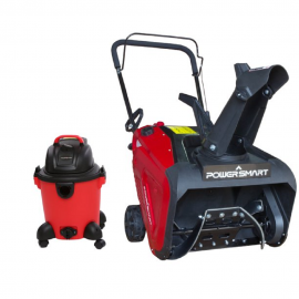 Power Smart  DB7005 Single Stage Gas Snow Thrower with Free PS260 (Wet and Dry Vacuum)  Power Smart  DB7005 Single Stage Gas Snow Thrower with Free PS260 (Wet and Dry Vacuum)