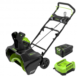 Greenworks Pro 80-Volt Max 20-in Cordless Electric Snow Blower  Greenworks Pro 80-Volt Max 20-in Cordless Electric Snow Blower
